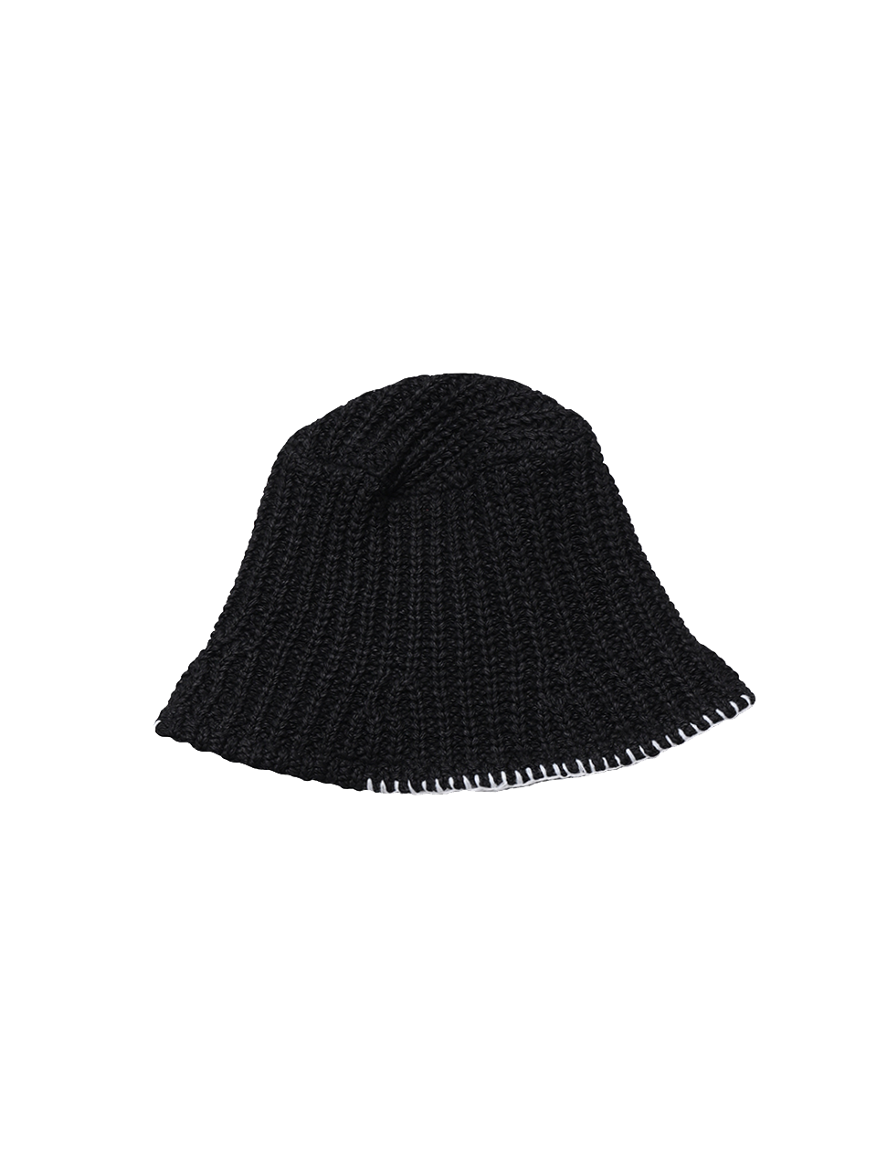 Smock Paper Knit Bucket Hat_[Black]