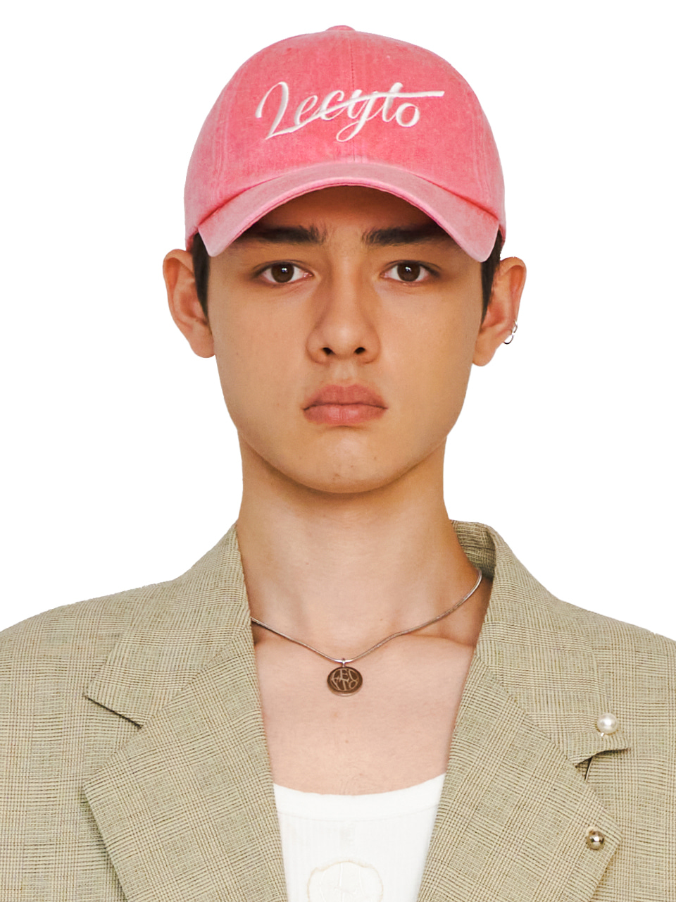 LECYTO WASHED BALL CAP_[PINK]
