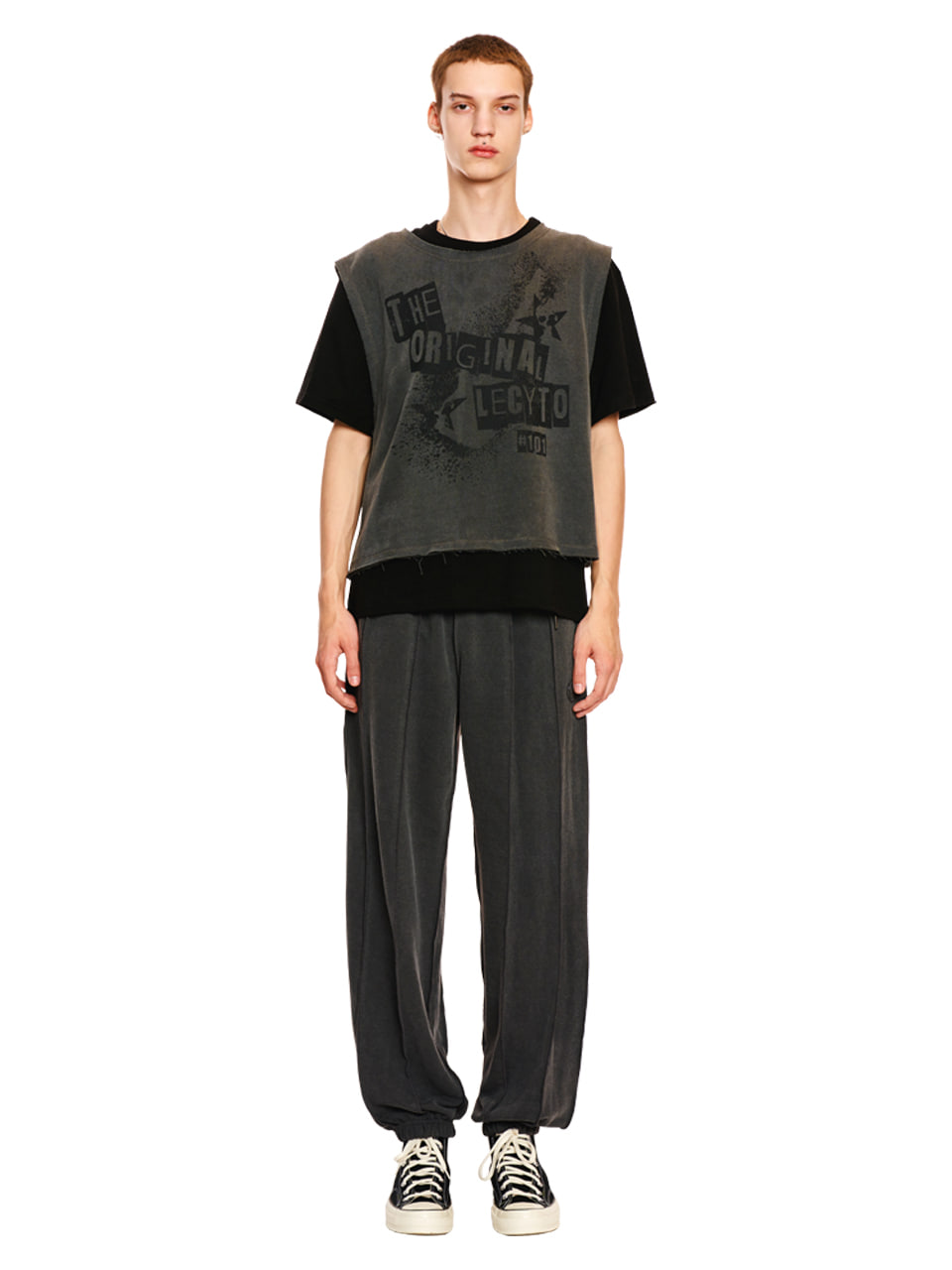 INSIDE-OUT PIGMENT SWEAT PANT_[CHARCOAL]