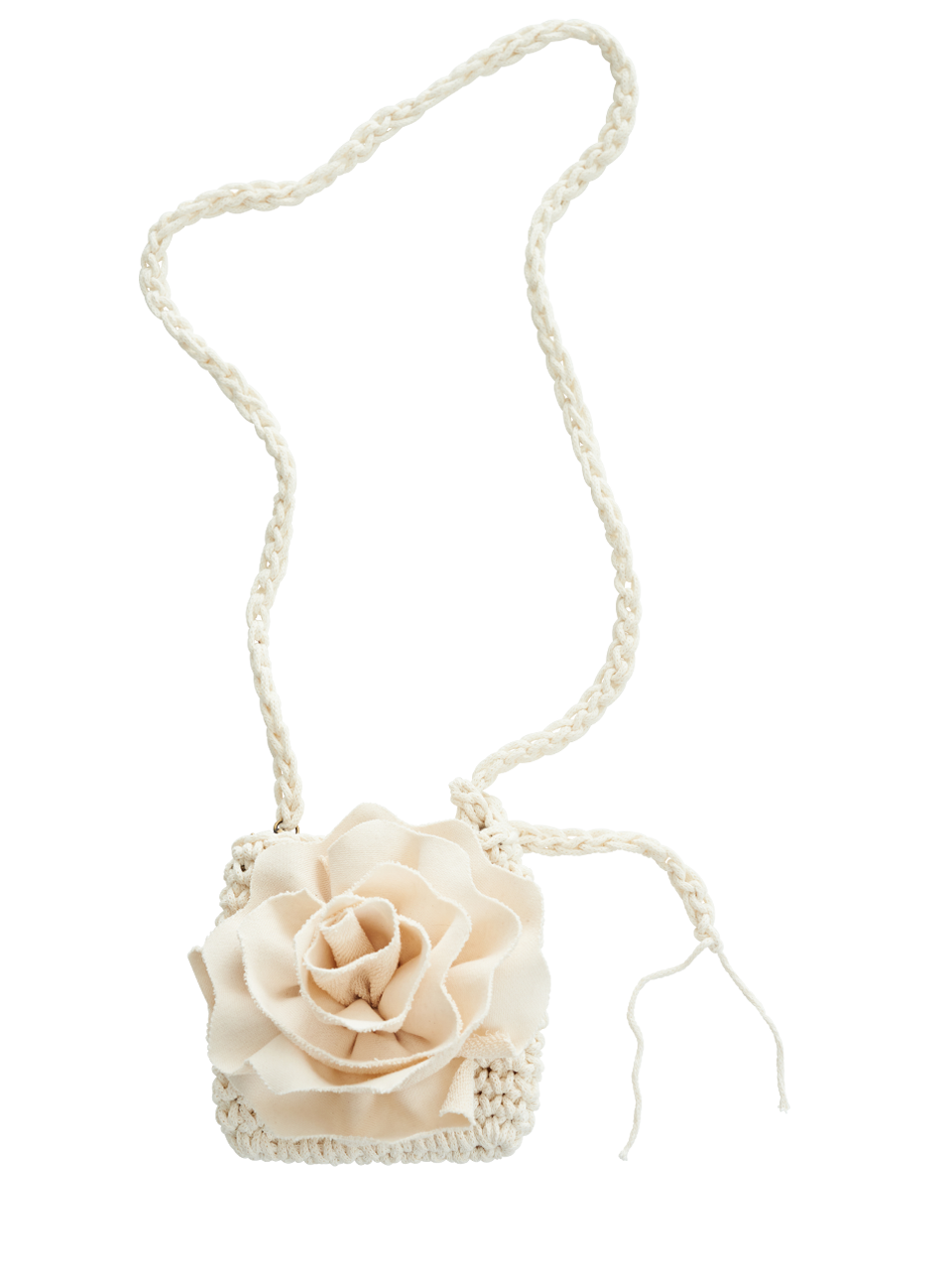 [주문제작 7일 소요] Handmade Flower Bag_[Ivory]
